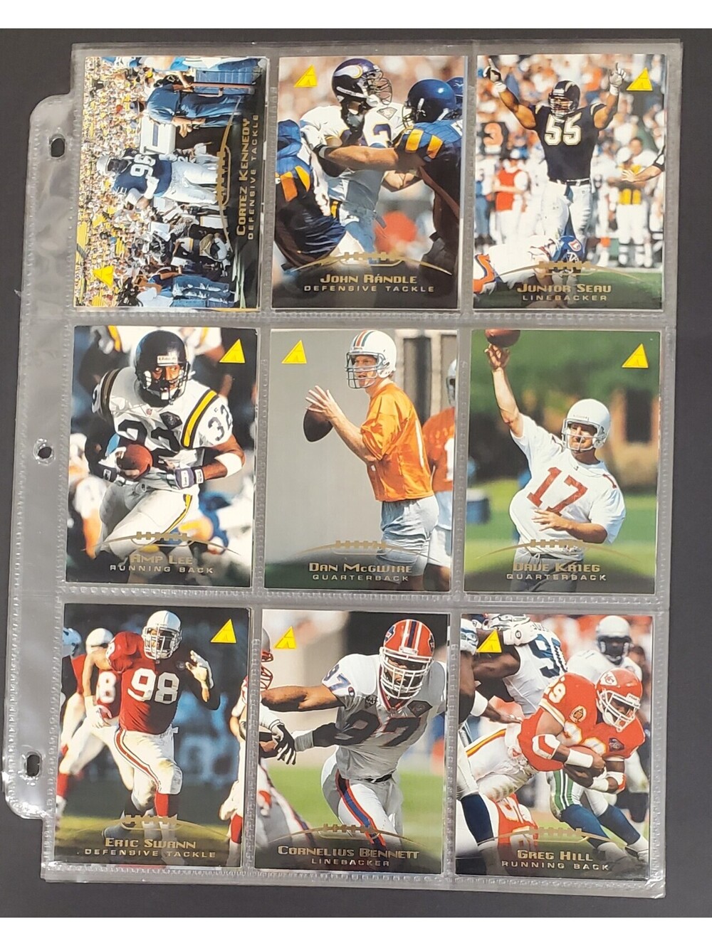 1995 VTG Pro Set NFL Football Trading Cards Collection - 40 Pcs GC